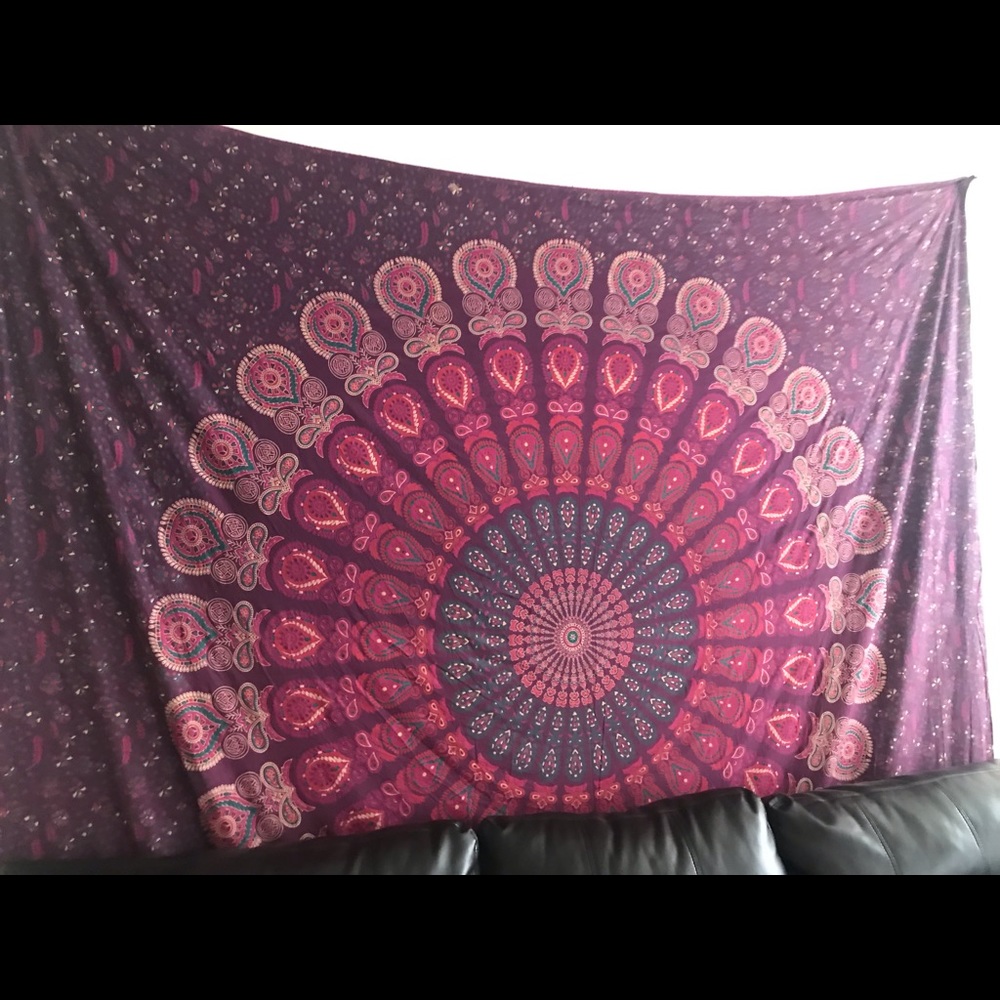 Purple tapestry